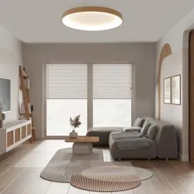 Niseko Wood Ceiling Lights Mantra Fusion Ring Pendants